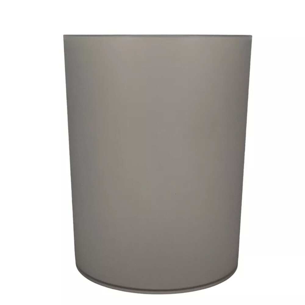 The Big One Plastic Wastebasket Gray